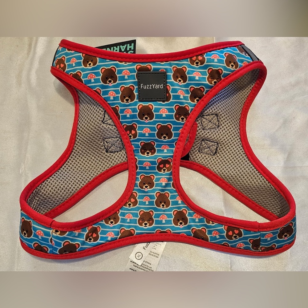 FuzzYard Fuzz Bear Print Step In Dog Harness (XL)